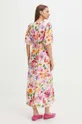 Šaty dámske maxi kvetované s prímesou modalu biela farba <p>100 % Modal</p>