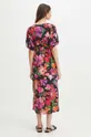 Šaty dámské maxi květované s příměsí modalu více barev <p>100 % Modal</p>