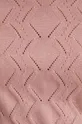 Sweter damski ażurowy kolor różowy Damski