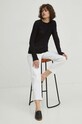 Sweter damski ażurowy kolor czarny RS24.SWD040 czarny RS24