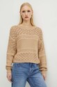 Svetr dámský béžová barva RS24.SWD106 béžová RS24