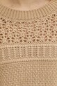 Sweter damski ażurowy kolor beżowy RS24.SWD106 beżowy