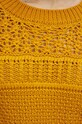 Sweter damski ażurowy kolor żółty RS24.SWD106 żółty