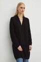 Kardigán dámsky čierna farba čierna RS24.SWD107
