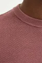 Bavlnený sveter pánsky ružová farba Pánsky