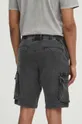 Szorty jeansowe męskie z efektem sprania i kieszeniami cargo kolor szary Materiał główny: 99 % Bawełna, 1 % Elastan, Podszewka: 100 % Bawełna