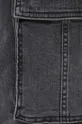 sivá Rifľové krátke nohavice pánske šedá farba