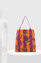 Torebka bawełniana damska typu shopper wzorzysta kolor multicolor RS24.TCD702