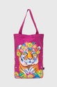 Torba bawełniana z kolekcji Jane Tattersfield x Medicine kolor różowy RS24.TCD850 różowy RS24