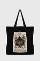 Torba bawełniana z kolekcji Love Alchemy kolor czarny mieści A4 czarny RS24.TCM200