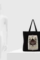 Bavlněná taška z kolekce Love Alchemy černá barva