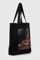 Bavlnená taška z kolekcie Eviva L'arte čierna farba <p>100 % Bavlna</p>