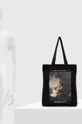 Bavlnená taška z kolekcie Eviva L'arte čierna farba