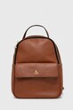 Plecak damski ze skóry ekologicznej kolor brązowy imitacja skóry licowej brązowy RS24.TOD104