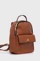 Plecak damski ze skóry ekologicznej kolor brązowy RS24.TOD104 brązowy RS24