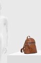 Plecak damski ze skóry ekologicznej kolor brązowy RS24.TOD308 brązowy