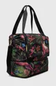 Cestovná taška dámska skladacia so vzorom čierna farba <p>Hlavný materiál: 100 % Polyester Podšívka: 100 % Polyester</p>