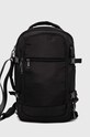 Plecak travel wielofunkcyjny unisex gładki kolor czarny mieści A4 czarny RS24.TOD719