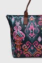 Akcesoria Torebka damska typu shopper wzorzysta kolor turkusowy RS24.TOD916 turkusowy