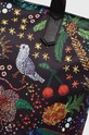 Torebka damska typu shopper wzorzysta kolor czarny czarny RS24.TOD916