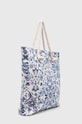 Akcesoria Torebka damska typu shopper wzorzysta kolor niebieski RS24.TODB08 niebieski