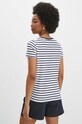 Odzież T-shirt bawełniany damski z domieszką elastanu kolor biały RS24.TSD011 biały