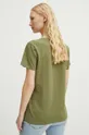 Bavlnené tričko dámske s prímesou elastanu zelená farba <p>95 % Bavlna, 5 % Elastan</p>