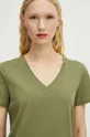 zielony Medicine t-shirt bawełniany