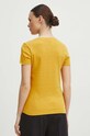 Odzież T-shirt bawełniany damski kolor żółty RS24.TSD034 żółty