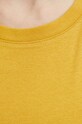 T-shirt bawełniany damski kolor żółty RS24.TSD034 żółty