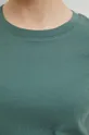 Bavlnené tričko dámsky zelená farba Dámsky
