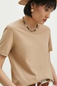 Medicine t-shirt bawełniany beżowy RS24.TSD061