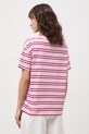 Odzież T-shirt damski bawełniany RS24-TSD074 różowy