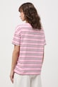 Odzież T-shirt damski bawełniany RS24-TSD074 różowy