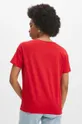 T-shirt bawełniany damski kolor czerwony 100 % Bawełna