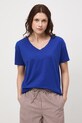 T-shirt damski bawełniany RS24-TSD074 niebieski RS24