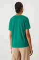 Bavlnené tričko dámsky zelená farba 100 % Bavlna