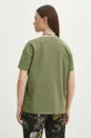 T-shirt bawełniany damski kolor zielony 100 % Bawełna