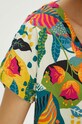T-shirt bawełniany damski wzorzysty kolor multicolor RS24.TSD075 multicolor