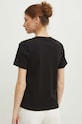 Odzież T-shirt bawełniany damski interlock kolor czarny RS24.TSD082 czarny
