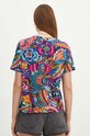 Odzież T-shirt bawełniany damski wzorzysty kolor multicolor RS24.TSD095 multicolor