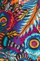 T-shirt bawełniany damski wzorzysty kolor multicolor Damski