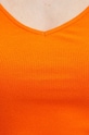 T-shirt bawełniany damski kolor pomarańczowy RS24.TSD0A1 pomarańczowy