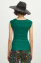 Bavlnené tričko dámske s prímesou elastanu pruhované zelená farba <p>95 % Bavlna, 5 % Elastan</p>
