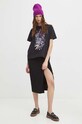 Odzież T-shirt bawełniany damski z kolekcji Zodiak - Koziorożec kolor szary RS24.TSD160 szary