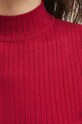 T-shirt damski sweterkowy kolor różowy RS24.TSD200