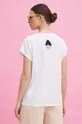 T-shirt bawełniany damski by Magda Danaj - Porysunki kolor biały 100 % Bawełna
