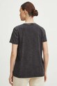 Odzież T-shirt bawełniany damski z kolekcji Dzień Kota kolor szary RS24.TSD350 szary