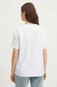 T-shirt bawełniany damski z domieszką elastanu z kolekcji Dzień Kota kolor biały 95 % Bawełna, 5 % Elastan