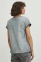 Odzież T-shirt bawełniany damski z nadrukiem kolor szary RS24.TSD402 szary